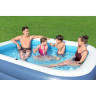 Детский надувной бассейн BESTWAY SUMMER BLISS 54449 254x178x140см с навесом , 778 л, от 6 лет 54449 BW