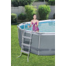 Каркасный бассейн BESTWAY POWER STEEL 427х250х100см, 7250л + фильтр-насос 2006 л/ч, лестница 56620 BW