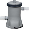 Каркасный бассейн BESTWAY POWER STEEL 427х250х100см Ротанг 7250л + фильтр-насос 2006 л/ч, лестница, тент 56714 BW