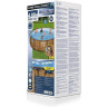 Каркасный бассейн BESTWAY POWER STEEL РОТАНГ 488х122 см, 19480 л + фильтр-насос BESTWAY 5678 л/ч, тент, лестница 56725 BW