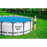 Каркасный бассейн BESTWAY STEEL PRO MAX 366х100см, 9150л + фильтр-насос 2006 л/ч 56260 BW