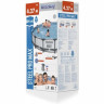 Каркасный бассейн BESTWAY STEEL PRO MAX 427х84см, 10220л + фильтр-насос 2006 л/ч 56595 BW