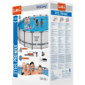 Каркасный бассейн BESTWAY STEEL PRO MAX 561FJ 549x132 см, 26000 л, фильтр-насос 5678 л\ч, лестница, тент 561FJ BW