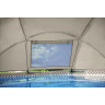 Каркасный бассейн BESTWAY STEEL PRO MAX 561FY 396x107см, 11133 л, фильтр-насос 2006 л\ч, лестница, тент, навес 561FY BW
