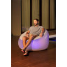 Надувное кресло 97х102x71см BESTWAY INFLATE-A-CHAIR с Led подсветкой на батарейках (3хААА) 75086 BW