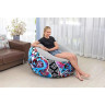 Надувное кресло BESTWAY INFLATE-A-CHAIR FLORAL 75111 112x112x66см 75111 BW