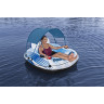 Надувной круг-кресло BESTWAY RAPID RIDER 43725 137x137см с ручками и подстаканником, навес, до 100 кг 43725 BW