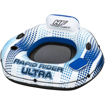 Надувной круг-кресло BESTWAY RAPID RIDER ULTRA 43726 165x148см с ручками и подстакаником, холодильник, до 100кг