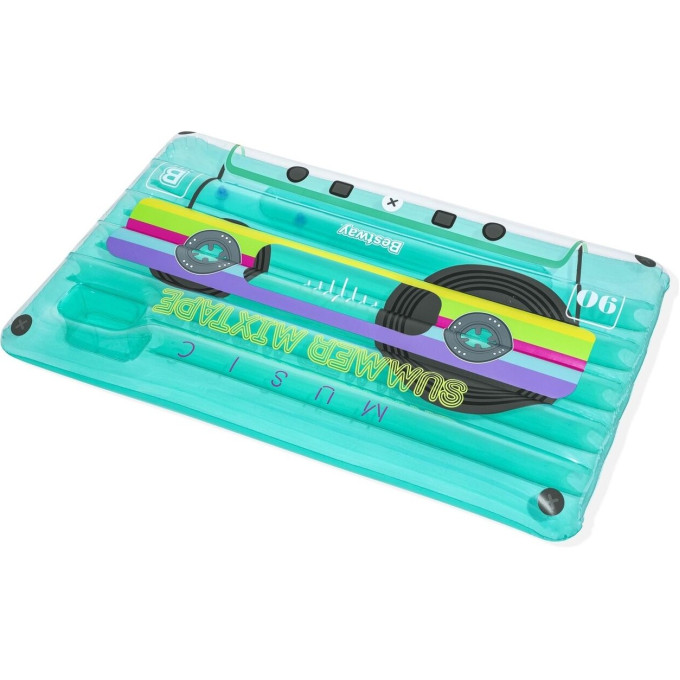 Надувной матрас-плот для плавания BESTWAY RETRO BEATS 174х117см до 90кг 43649 BW