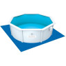 Стальной бассейн BESTWAY HYDRIUM 300х120см, 7630л + песочный ф/насос 3028 л/ч, лестница, тент, подстилка 56566 BW