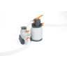Стальной бассейн BESTWAY HYDRIUM 460х120см, 17430л + песочный ф/насос 5678 л/ч, лестница, тент, подстилка 56384 BW