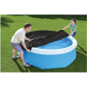 Тент для бассейна BESTWAY FAST SET POOLS с надувным бортом 244см (D240см) 58032 BW
